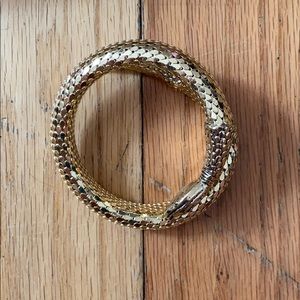 Vintage Gold color metal Bracelet